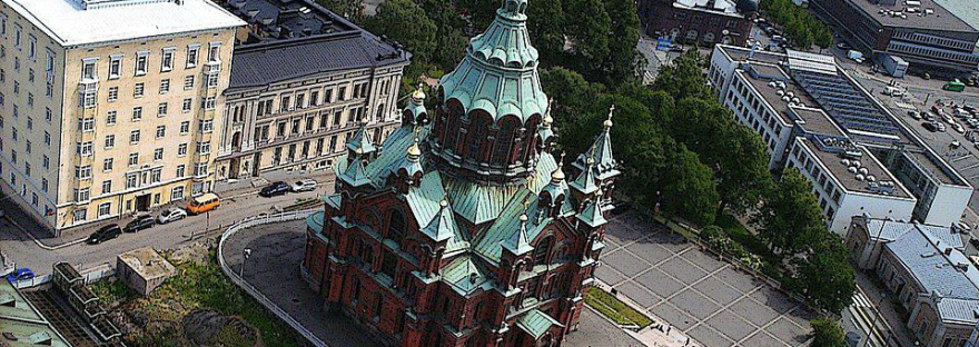 Храм Успения Пресвятой Богородицы Хельсинки, православная церковь Финляндия, православные святыни, архитектура православного храма