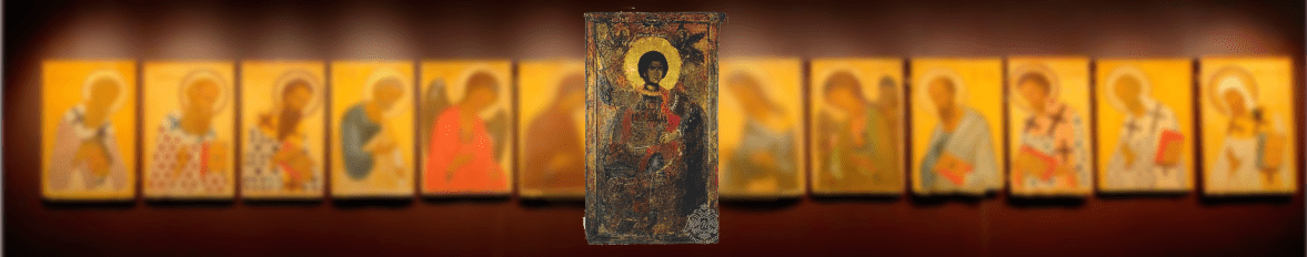 Икона Святого Георгия, монастырь Ксенофонт, чудотворная икона на Афоне, предание об иконе, иконоборчество, Святая Гора,