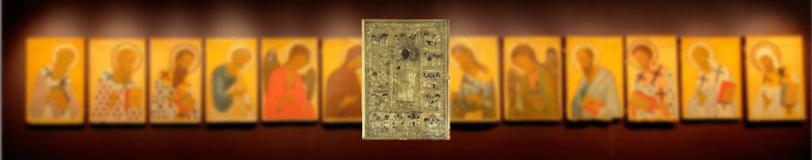 икона Пантелеймона целителя Руссик, чудотворная икона святого Пантелеймона Афон, Пантелеймон вернулся на старое место пожар Руссик, икона Пантелеймона храм Покрова Руссик, житие Пантелеймона 14 сцен икона Афон, 1orthodoxclub