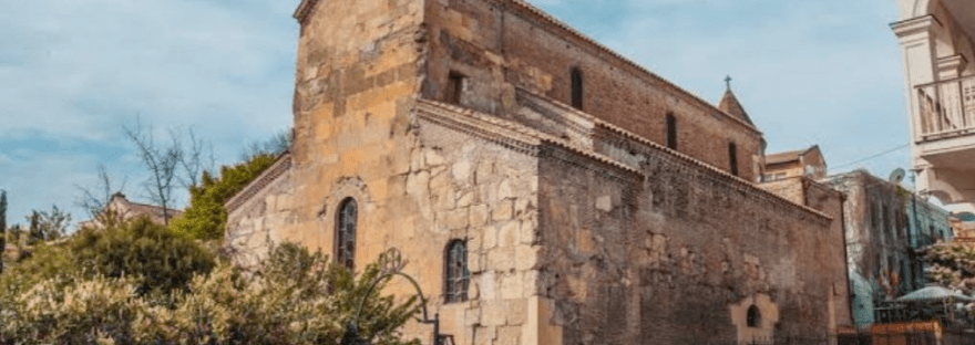 церковь Анчисхати Тбилиси, Анчисхати древнейший храм Грузии, Анчисхати VI век Дачи Уджармели, икона Спасителя Анчи храм Анчисхати, базилика Анчисхати Тбилиси архитектура, 1orthodoxclub