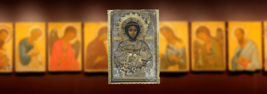 икона Георгия Победоносца Зограф, дар Стефана Великого Зограф, чудотворная икона Георгия Зограф, Георгий Победоносец серебряный оклад 1838 Зограф, икона Георгия XVI век Зограф, 1orthodoxclub