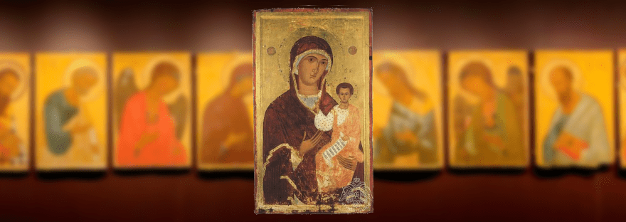 икона Простреленная Ксенофонт, Богородица Одигитрия Простреленная Афон, чудо пули отскочили турок Ксенофонт, икона Простреленная следы выстрелов XVIII век, 1orthodoxclub, orthodox club